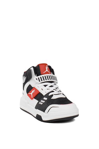 Cool Kids Tenis Hi pentru băieți - Cool King Long Filet, negru și roșu