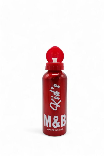 M&B WATER BOTTLE Kids Style Aluminum Water Bottle with Carrying Strap Daily Sports Outdoor Camping Water Bottle