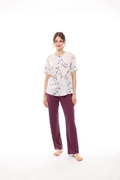 Pijadore Pijadore 1450 - Half Sleeve Pajama Set