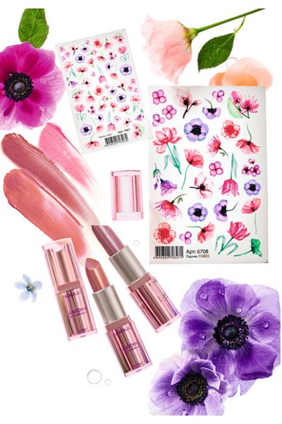Faberlic Jardin de Giverny - Lip Glaze and Fake Felting