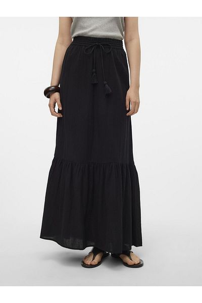 Vero Moda Rock VMPRETTY Hohe Taille Langer Rock