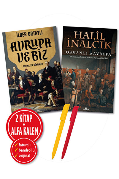 Kronik Kitap AVRUPA VE BİZ(İLBER ORTAYLI) + Osmanlı ve Avrupa(HALİL İNALCIK)-...