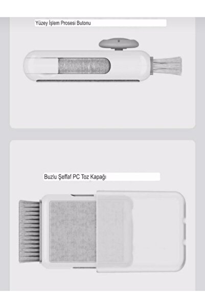 DEANB 6 In 1 Çok Fonksiyonlu İşlevli Bilgisayar Laptop Tablet Klavye Kulaklık Temizleme Seti Office