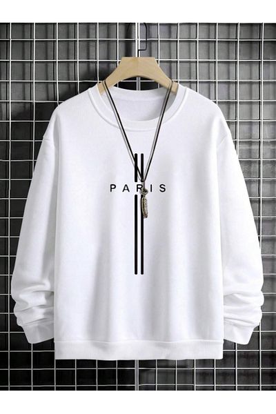 LA GULER Φούτερ Paris Printed Unisex Oversize - Crew Neck