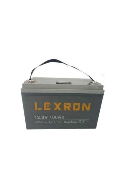 Lexron GrafenMarket 12.8 V Volt 100 Ah Amper Lityum Lifepo4 Akü