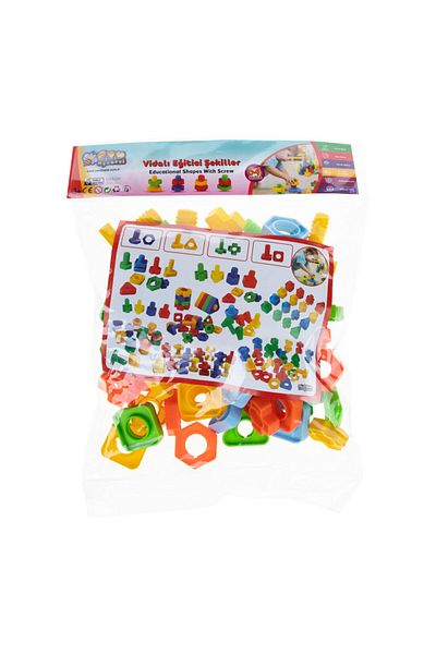 CAN Legolar 64 Pieces Bolt Blocks in Bag - Hc1026 0263