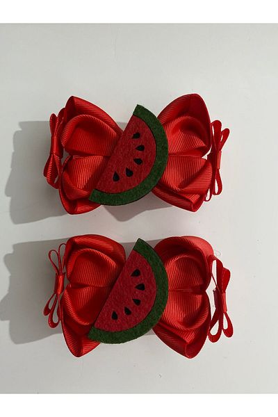 Stil Tasarım Toka Red Watermelon Buckle Set of 2