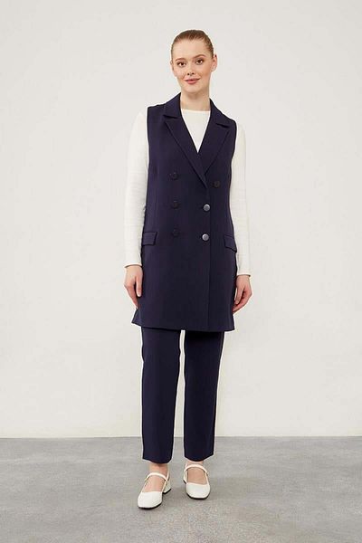 Levidor - Double-Breasted Trousers Vest Set