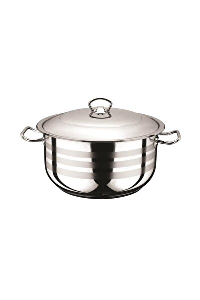 Royal Cookware Stainless Steel 30 Cm Diameter Steel Lid 14 Liters