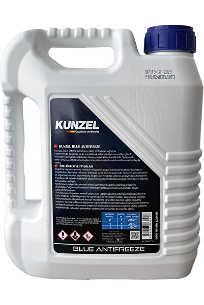 KUNZEL Antifriz Organik Konsantre -56° Mavi/blue 3 Lt