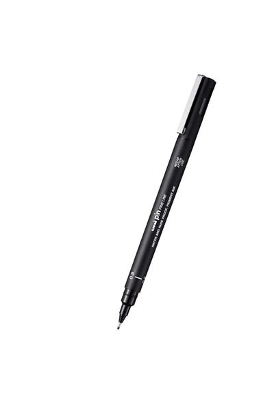UNİ-BALL UNIBALL PIN (0.8) FINE LINE ACRYLIC NIB PEN BLACK