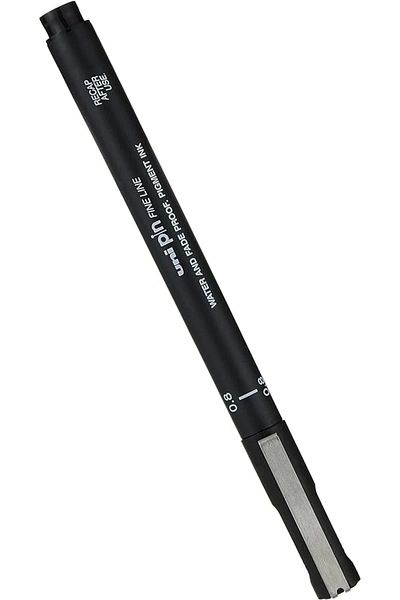 UNİ-BALL UNIBALL PIN (0.8) FINE LINE ACRYLIC NIB PEN BLACK
