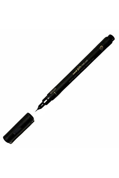 UNİ-BALL UNIBALL PIN BR قلم ذو طرف فرشاة رفيع للغاية باللون الأسود