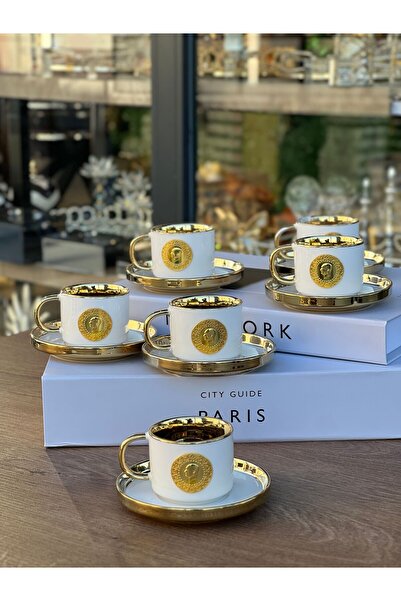 PONCİKPAZAR Çeyrek Altın Model fincan takımı