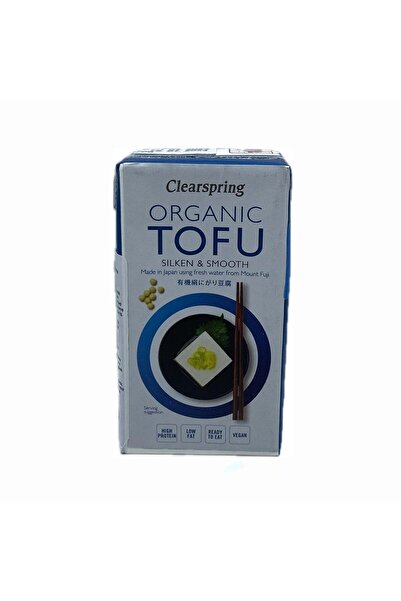 Clearspring Silken Smooth Organik Tofu 300 Gr.