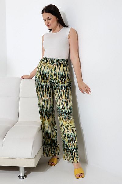 akgül giyim New Season Summer Waisted Elastic Trousers Model