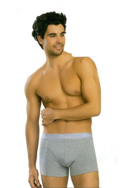 Tutku Ανδρικά γκρι 12 πακέτα Lycra Boxers