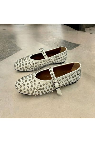 runa shoes Stone disco ballet flats