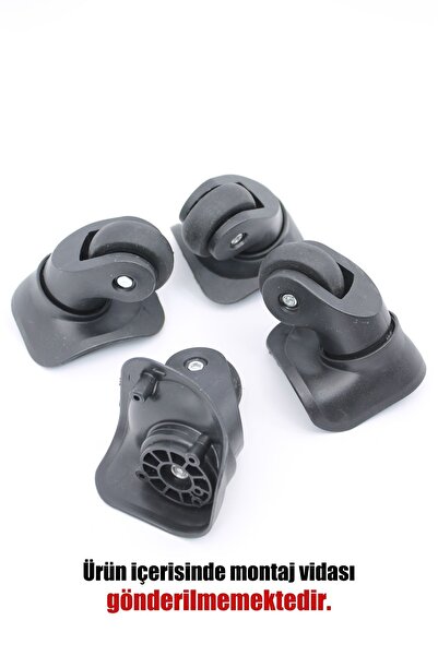 ERDAL DERİ Abs Plastik Kasalı Valiz Için Tek Tekerli Valiz Tekerleği Tkr07