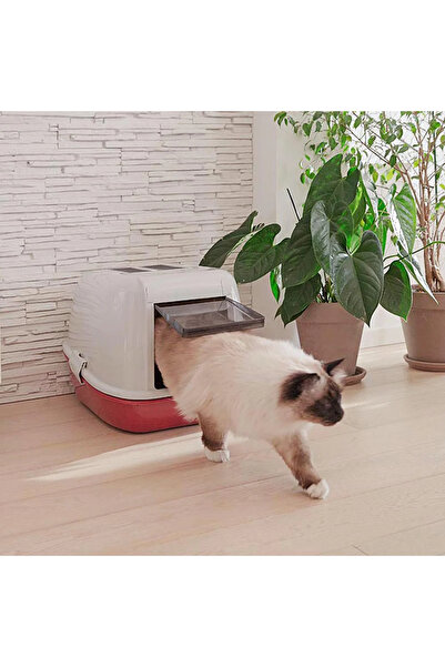 Ferplast KEDİ TUVALET MAGIX - BORDO 45,5 x 55,5 x 39 CM