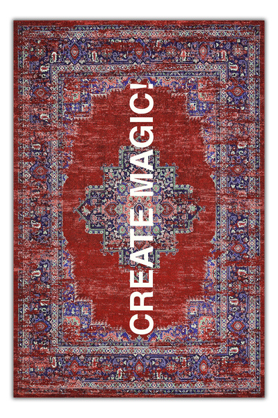 kilim home Mars 190 Create Magic Yazılı Etnik Vintage Dokuma Taban Halı