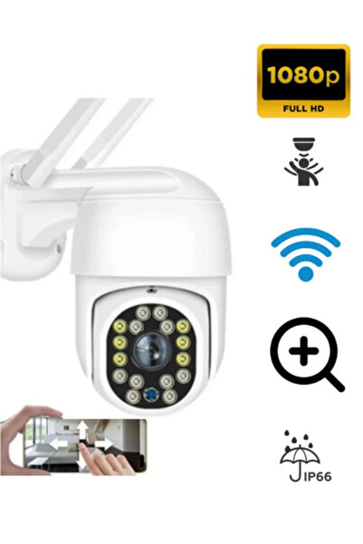 ATAsoft Blic Blm-05 Kablosuz Wifi Kamera Gece Görüşlü Hareketli Dış Mekan Güv...