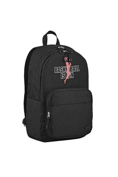 Panther Black Pt-5133 Basket Fun School Backpack
