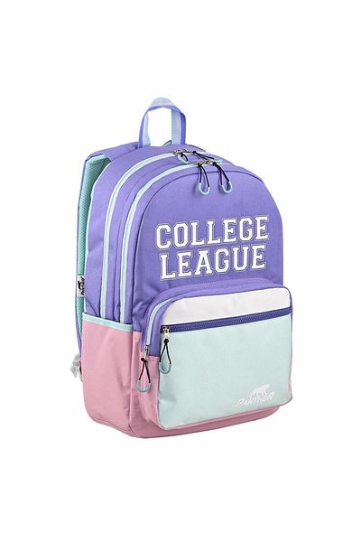 Panther Purple Pt-5144 Collage School Backpack