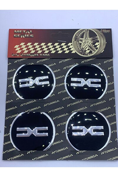 GultekinShop Dacia Yeni Logo Jant Kapağı Göbek Arması Etiketi Yapıştırma 60mm