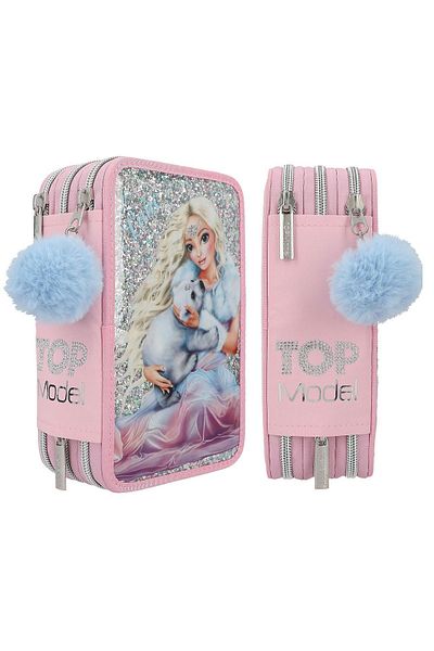 Top Model by Depesche Top Model 3 - Glitter Ice Filled Pencil Case