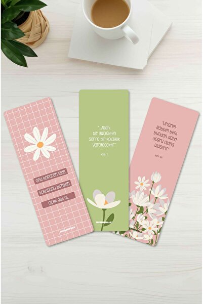 MuslimWalk Hatme 3’lü Kitap Ayracı Seti #KA23