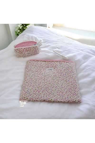 LOVELYBAG Flower Laptop Bag
