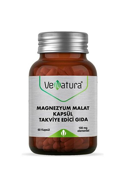 VeNatura Magnesium Malate Food Supplement 60 Capsules