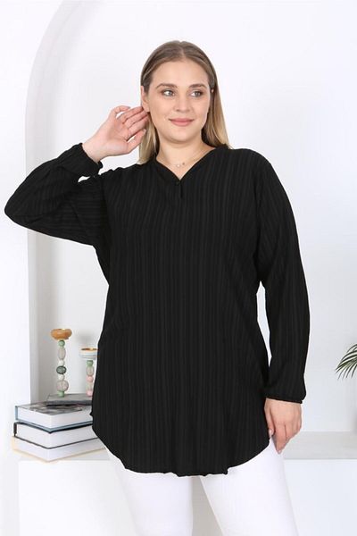 volkitolki Comfortable Cut Woven Tunic - Viscose Cotton Fabric