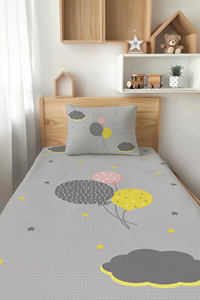 Talia Home مجموعة بالونات رمادية مفردة للأطفال - TLAP-007