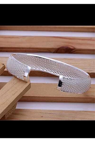 925Silver 925 Ayar Şık Tasarım Gümüş Bilezik