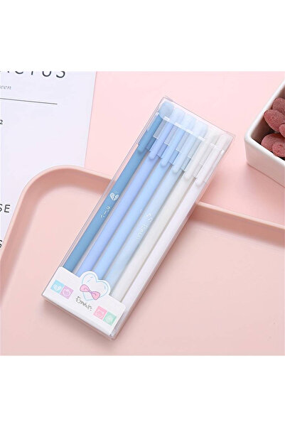 Siriderya 6 Adet Siriderya Pastel Jel Kalem, Ergonomik İnce Uç Siyah Kalem Se...