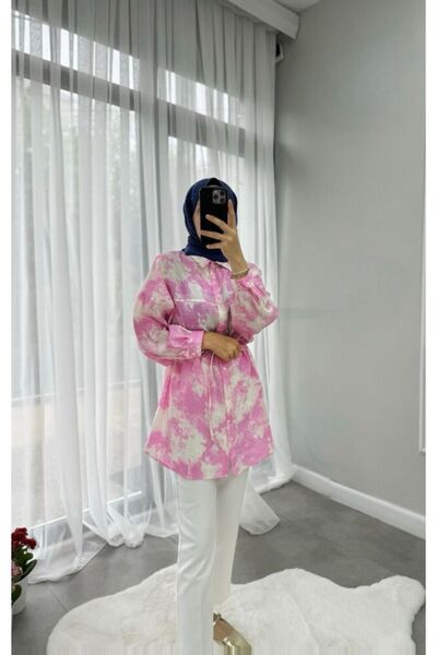 Butik Bulut Desen Gömlek