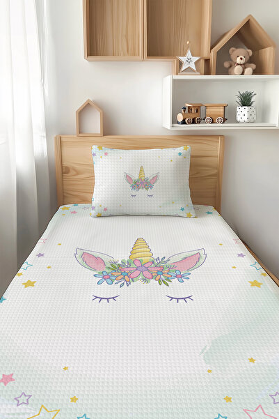 Talia Home طقم بيكيه فردي بتصميم وحيد القرن - TLAP-076