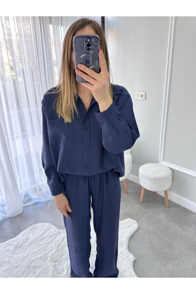 Butik Lacivert Takım(Oversize)
