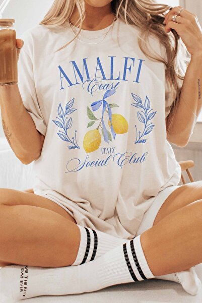 Jose Clothing Μπλουζάκι Oversize με στάμπα από οργανικό βαμβάκι