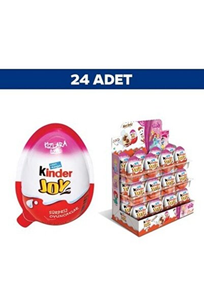 Kinder Joy Sürpriz Yumurta Kızlara Özel 24 Adet