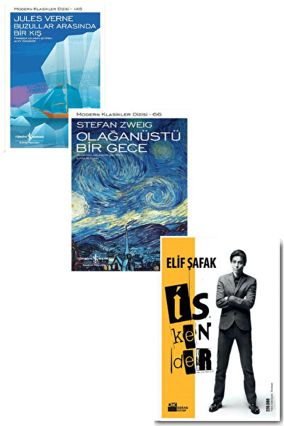 TÜRKİYE İŞ BANKASI KÜLTÜR YAYINLARI Buzullar Arasında Bir Kış + Olağanüstü Bi...