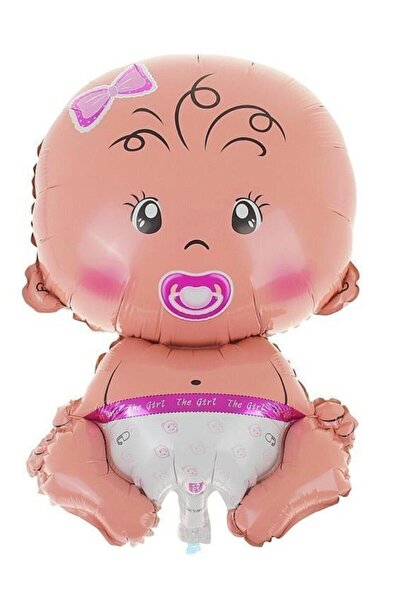 Genel Markalar Bebek Pembe Folyo Balon Ikm