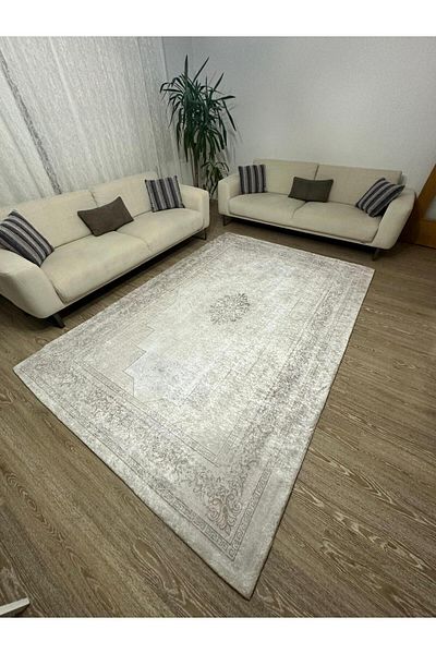 LİMAY Husă practică pentru covor fără burete - Lavabilă - Decorativă - Țesătură catifea - 6m2 (200x300)
