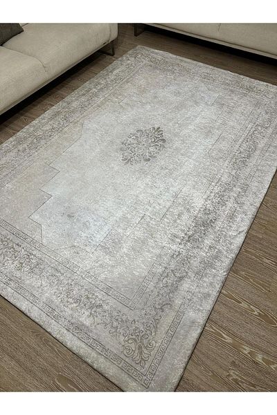 LİMAY Husă practică pentru covor fără burete - Lavabilă - Decorativă - Țesătură catifea - 6m2 (200x300)
