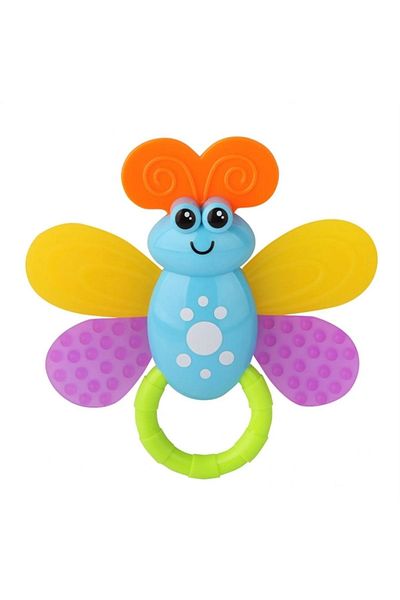 BYCEGU ButterflyModelTeethers and Rattle Set - Game and Activity