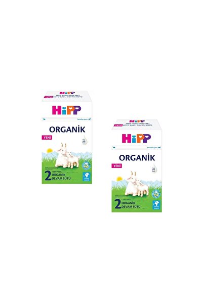 Hipp HİPP Organik Keçi Sütü 2 Numara 400 GR 6-12 Ay 2`li Avantaj Paketi (800GR)