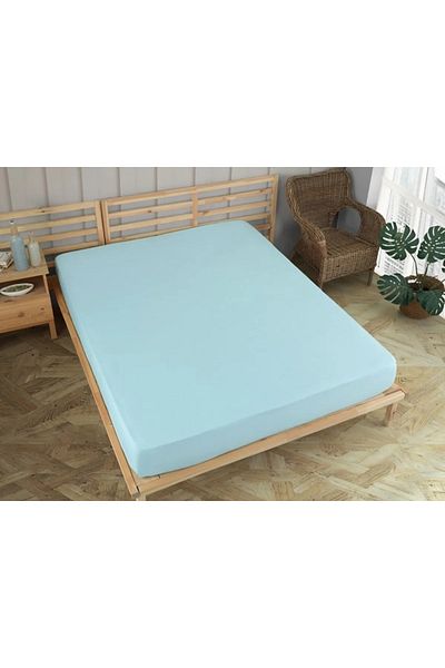 housewife Cotton Combed - Single and Double Fitted Sheet (100*200) (160*200) (180*200)