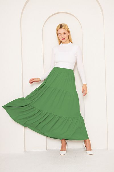 Rudaconcept Φούστα 3 στρώσεων - Hijab, Long, Mother Gift, Lover Gift